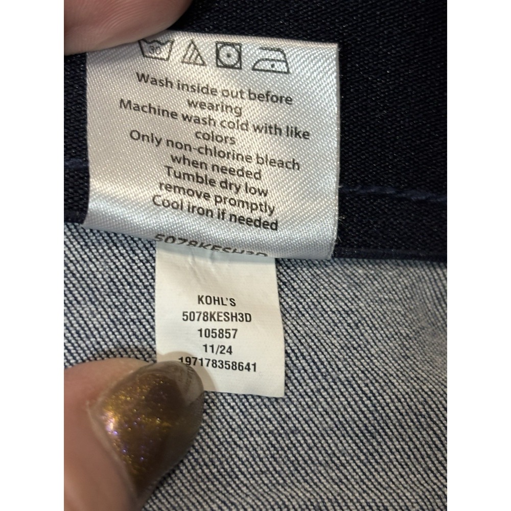 Draper James Women's‎ Wide Leg Cropped Jeans Size 14x26 - Picture 5 of 5